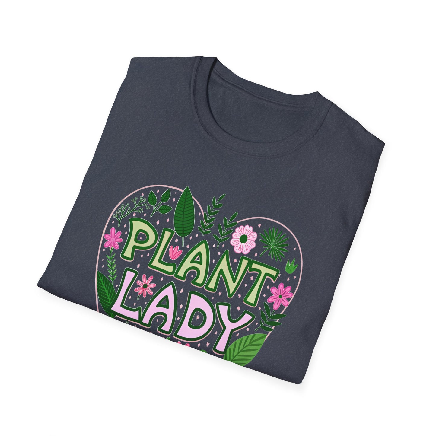 Plant Lady T-Shirt Heart Gift for Gardeners Shirt for Plant Lover Mother's Day Birthday Everyday Wear