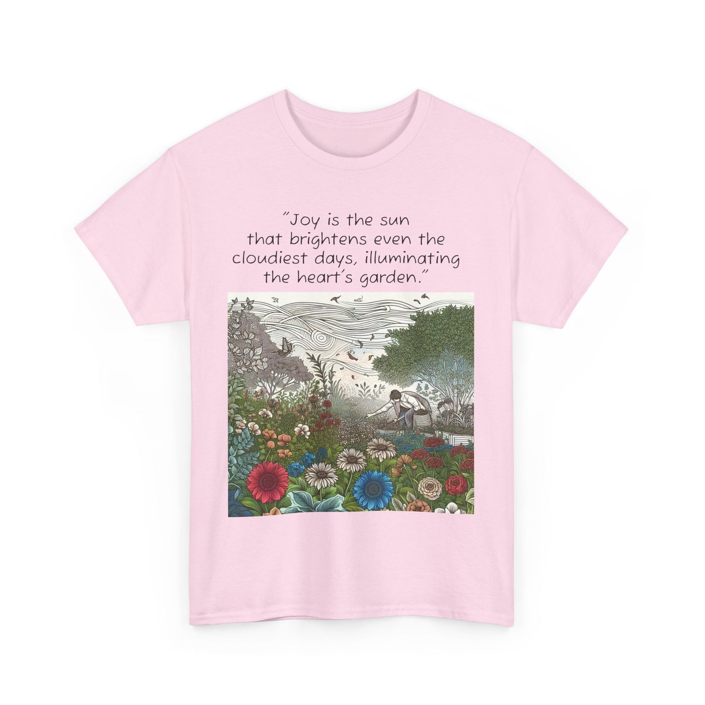 Garden Theme Unisex Tee - 'Joy is the Sun'