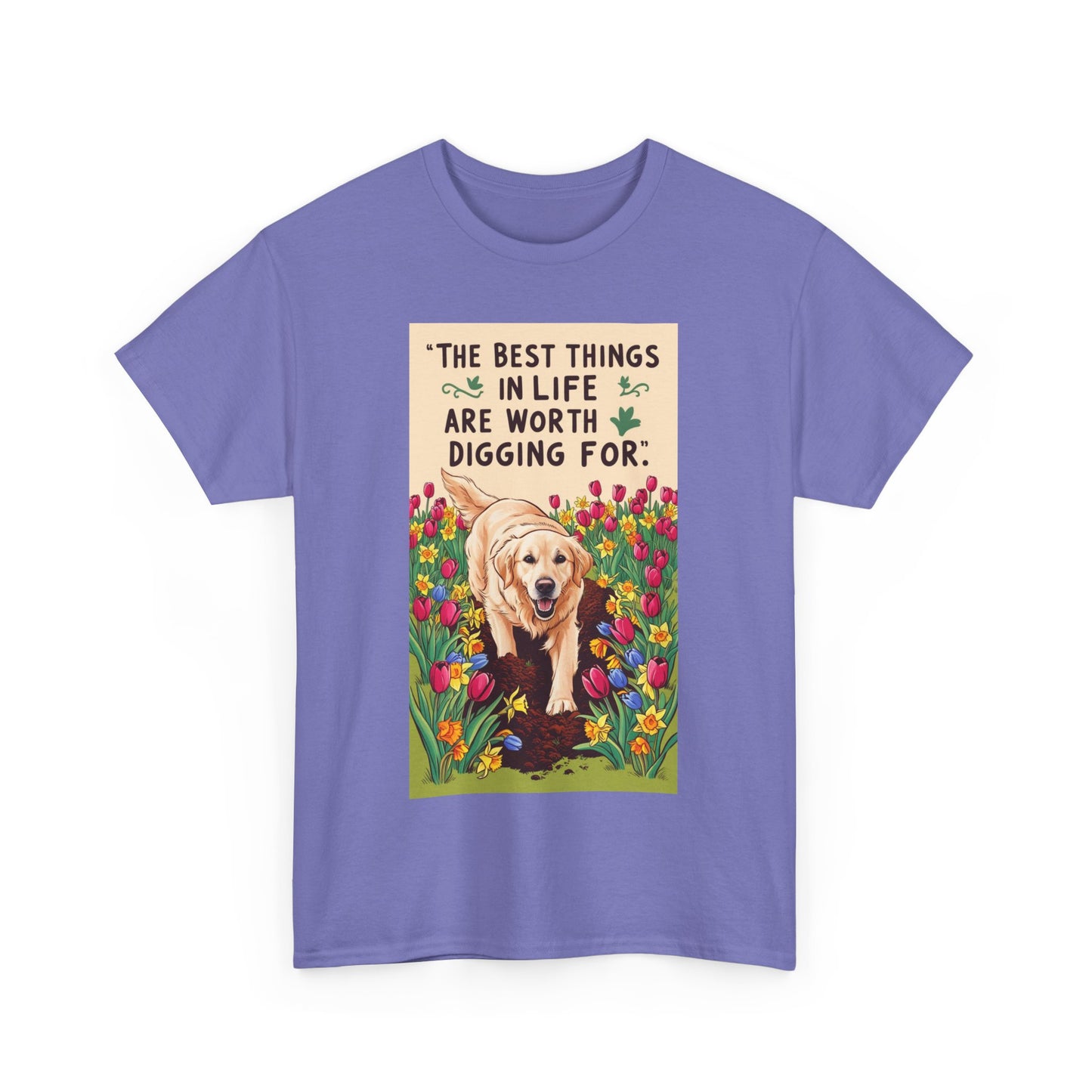 Garden Lover, Dog Lover Tee, Unisex Cotton Shirt, Pet Parent Gift, Gift for Dog Enthusiasts, Cute Canine T-Shirt, Nature Tee