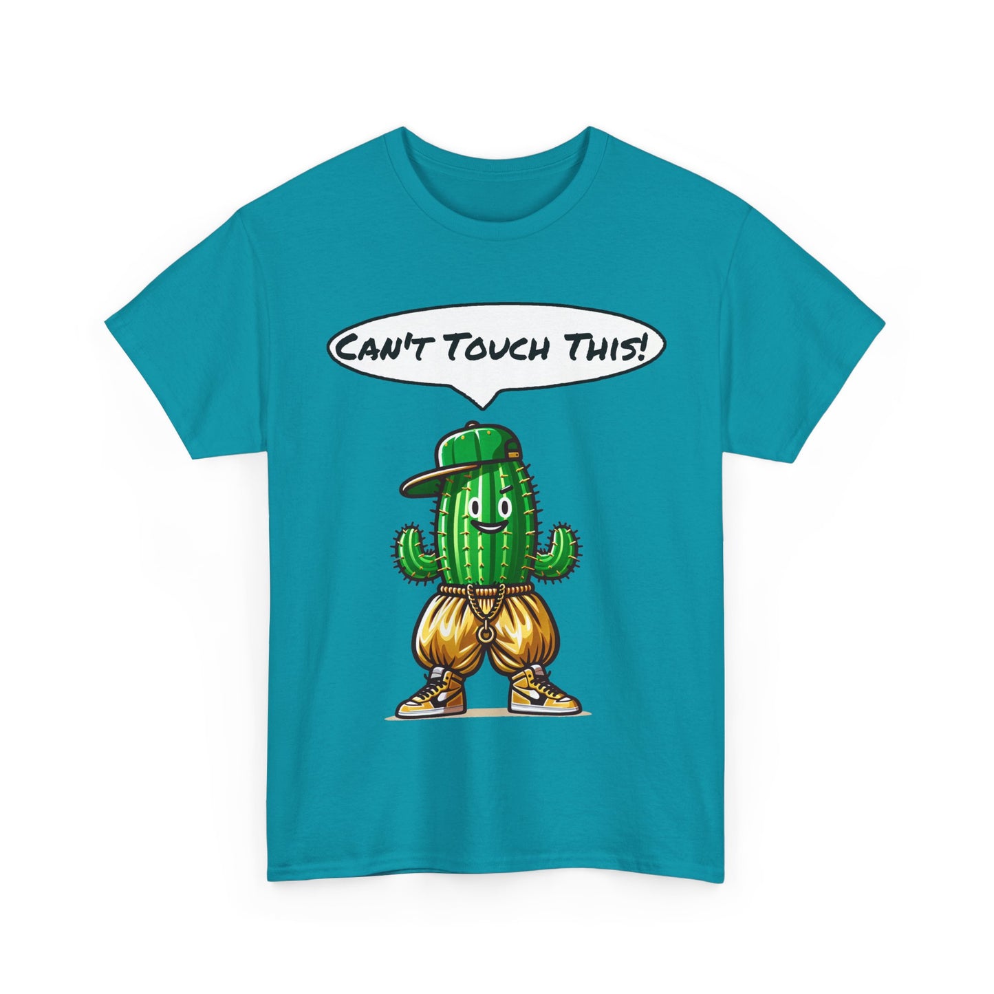 Funny Cactus Tee - Can't Touch This! | Unisex Heavy Cotton T-Shirt, Gift for Friends, Casual Wear, Summer Fashion, Unique Graphic Tee