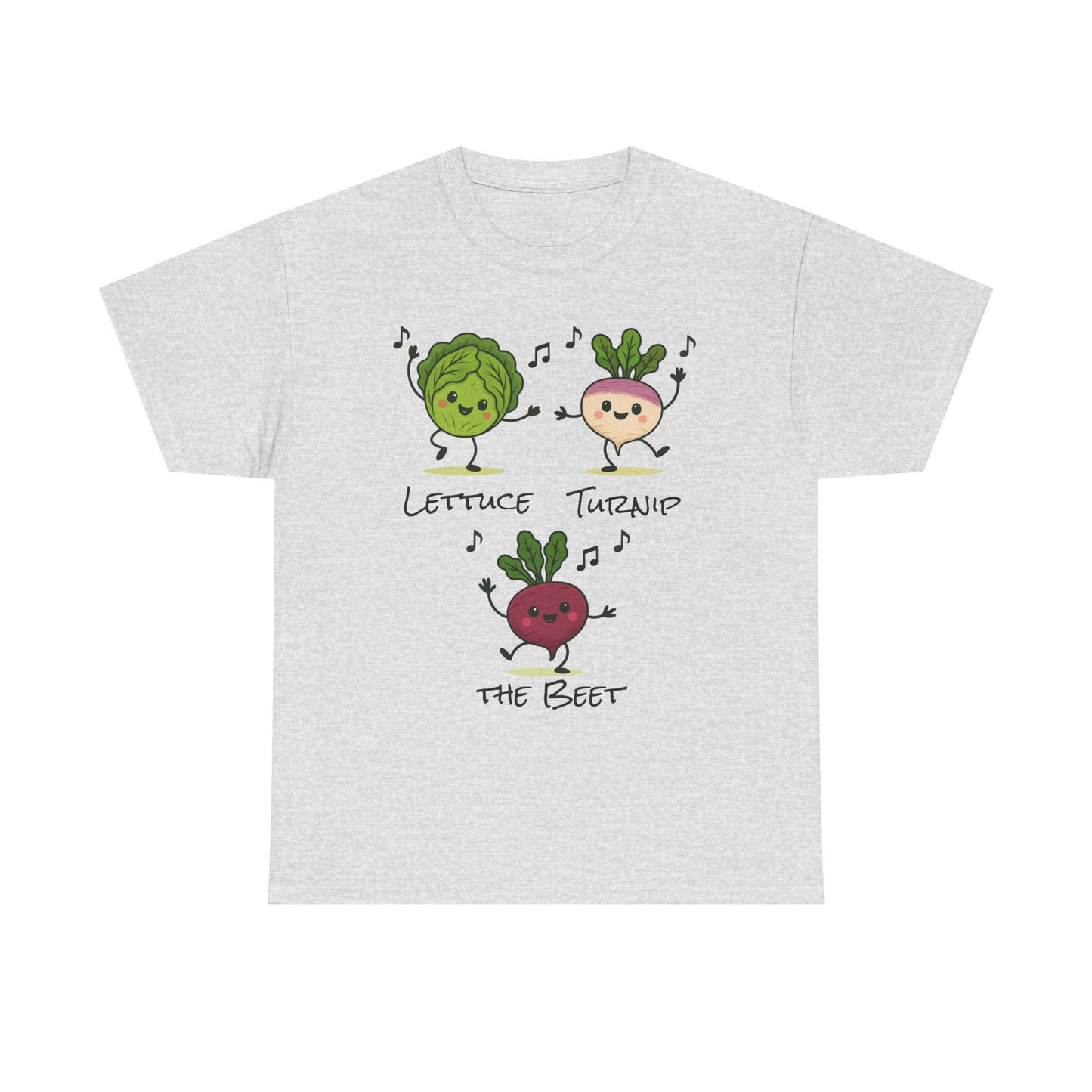 Lettuce Turnip the Beet Tee, Funny Unisex Humor Shirt, Cute Gardening Gift, Music Lover Apparel, Vegetable Lovers Tees