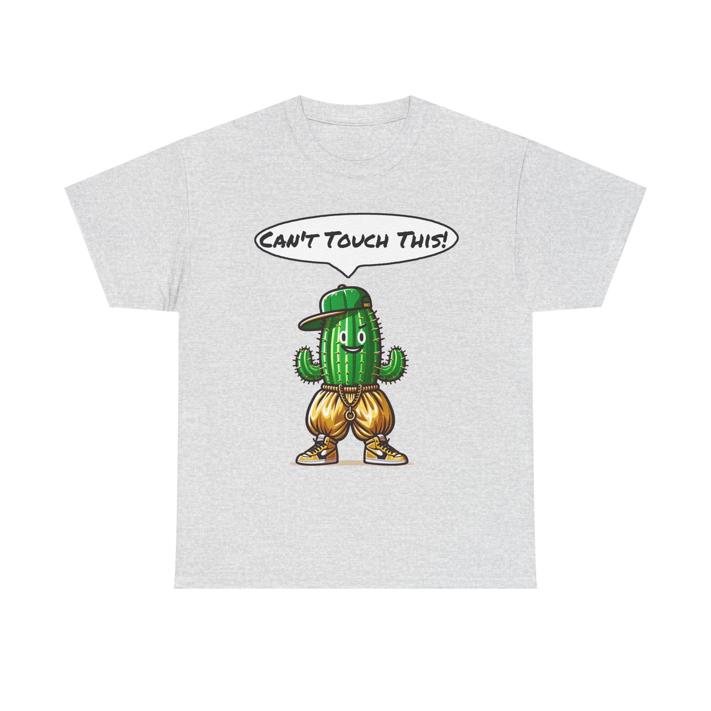Funny Cactus Tee - Can't Touch This! | Unisex Heavy Cotton T-Shirt, Gift for Friends, Casual Wear, Summer Fashion, Unique Graphic Tee