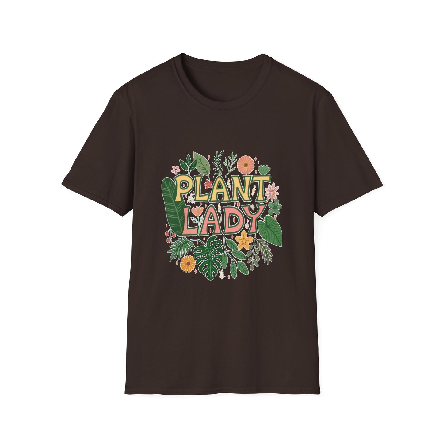 Plant Lady T-Shirt Perfect Gift for Gardeners Shirt for Plant Lover Mother's Day Birthday Everyday Wear