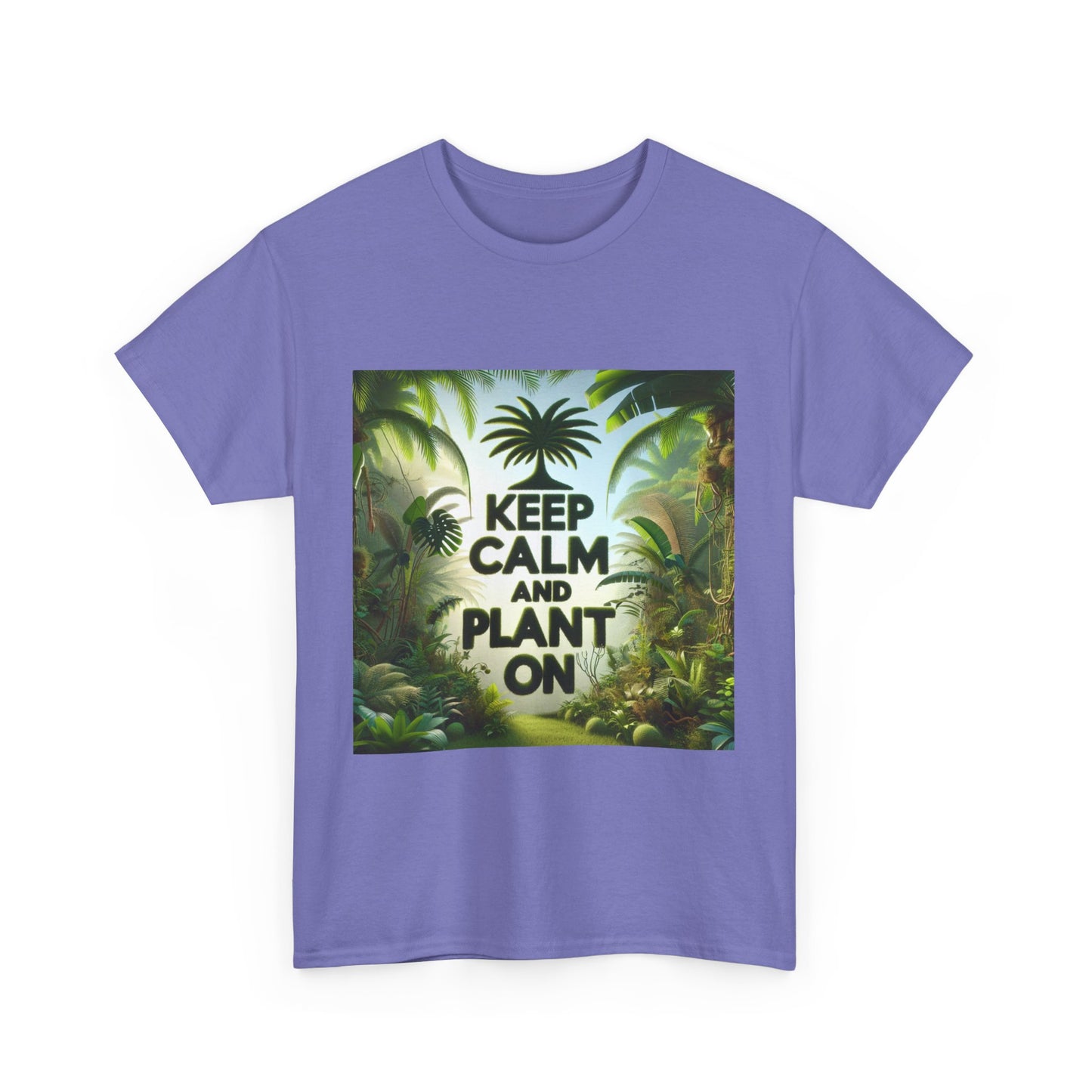 Keep Calm and Plant On Tee, Nature Lover Gift, Gardening T-Shirt, Eco-Friendly Apparel, Unisex Cotton Top
