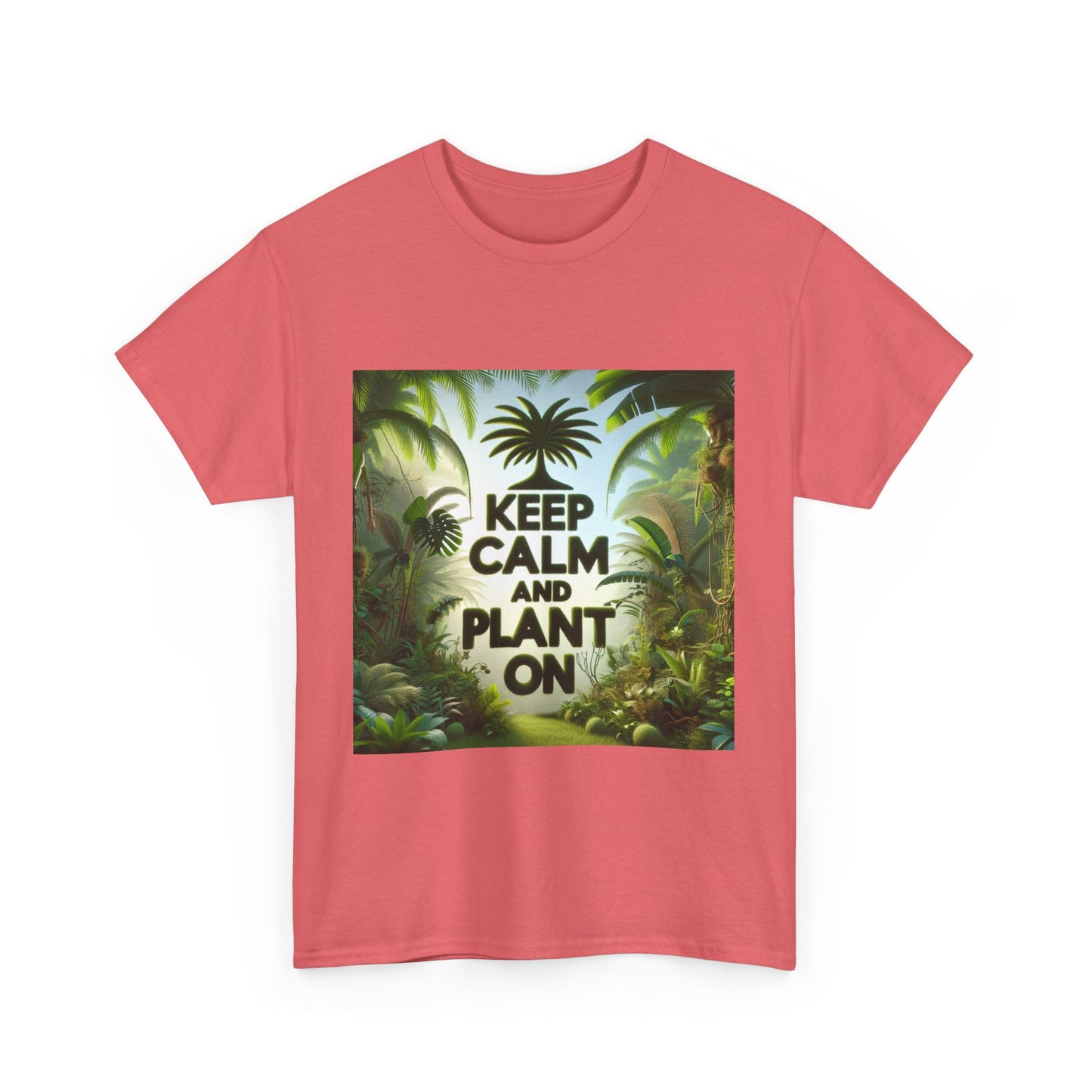 Keep Calm and Plant On Tee, Nature Lover Gift, Gardening T-Shirt, Eco-Friendly Apparel, Unisex Cotton Top