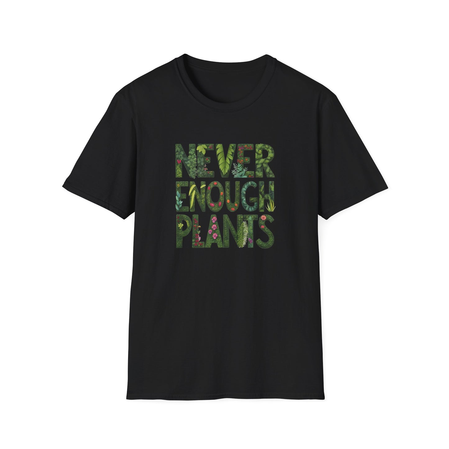 T-Shirt for Plant Lover - Never Enough Plants - Gift for Gardener Shirt for Nature Lover Tee