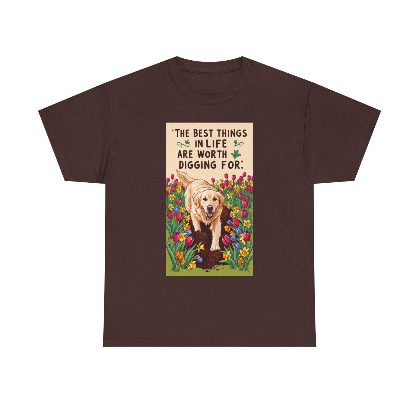 Garden Lover, Dog Lover Tee, Unisex Cotton Shirt, Pet Parent Gift, Gift for Dog Enthusiasts, Cute Canine T-Shirt, Nature Tee