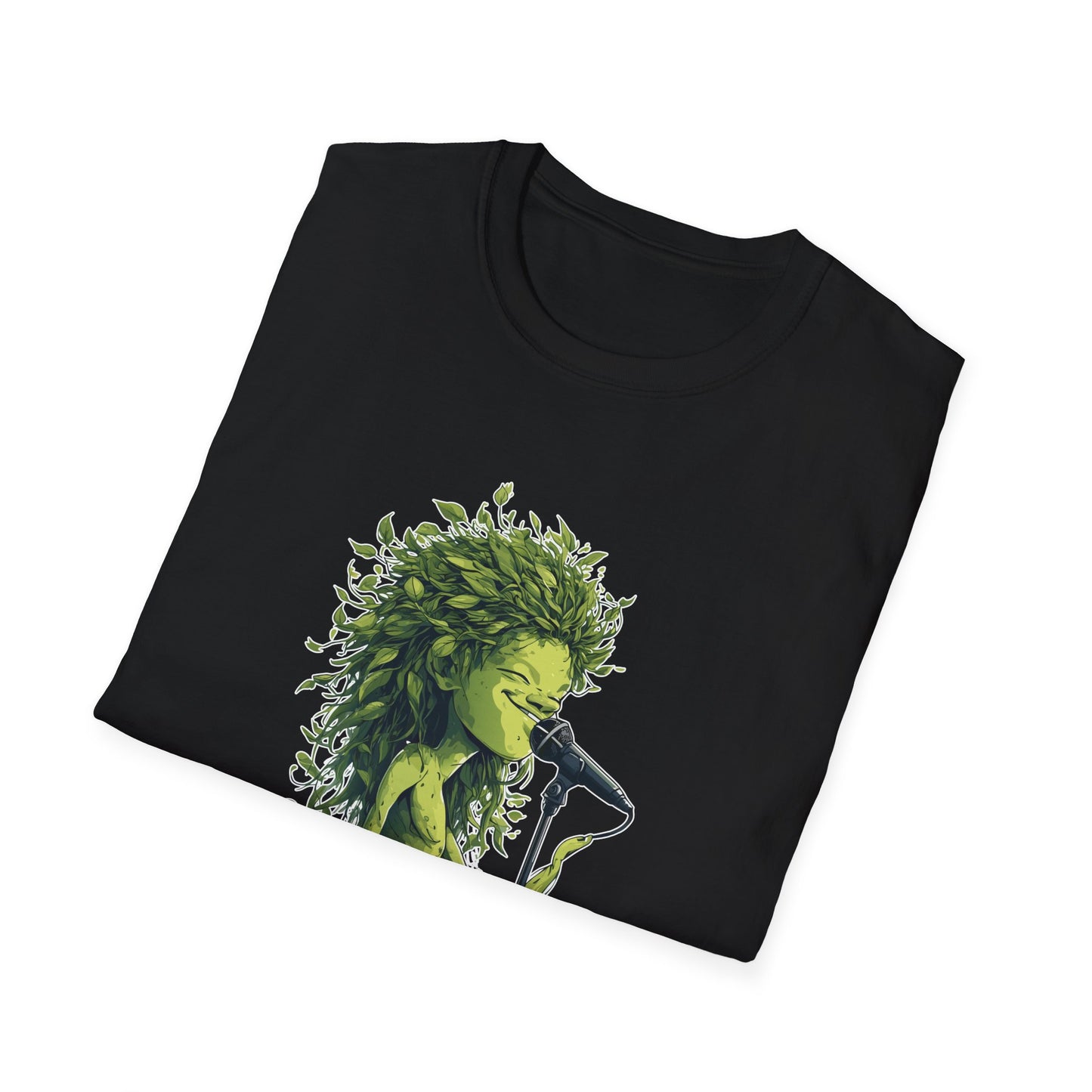 T-Shirt for Plant Lover Tee Led Zeppelin Inspired Singing Sapling Whole Lotta Love Leaves Nature Graphic Shirt Music Fan Gift