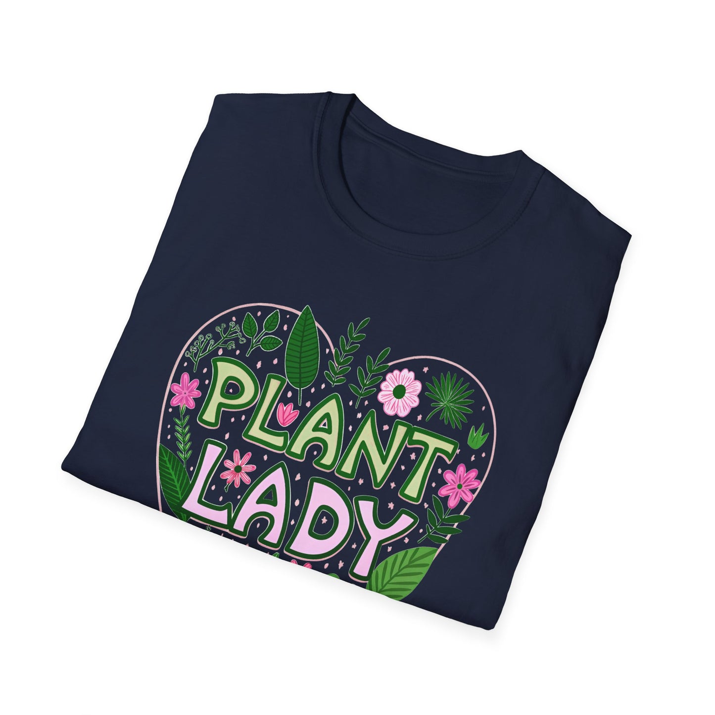 Plant Lady T-Shirt Heart Gift for Gardeners Shirt for Plant Lover Mother's Day Birthday Everyday Wear