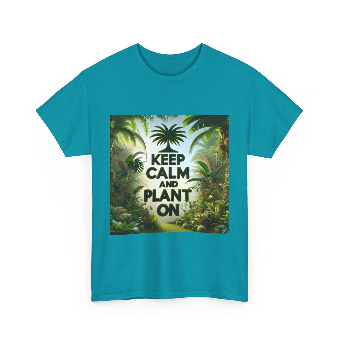 Keep Calm and Plant On Tee, Nature Lover Gift, Gardening T-Shirt, Eco-Friendly Apparel, Unisex Cotton Top