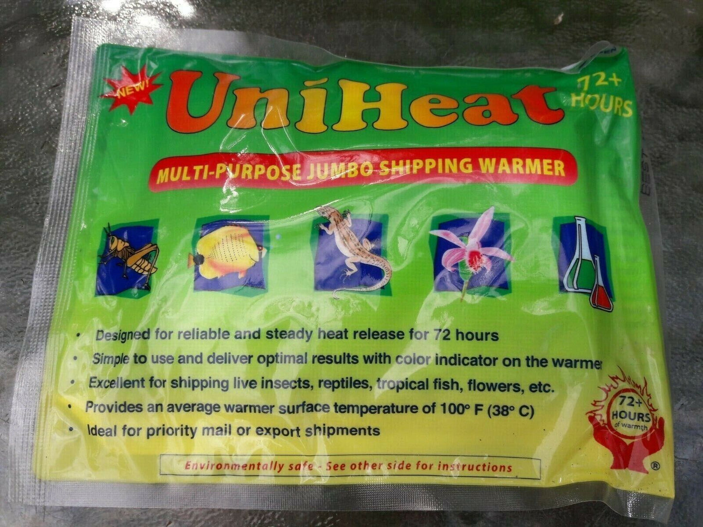 Heat Pack Uniheat 72 Hour Shipping Warmer sold with Plant Purchase Only