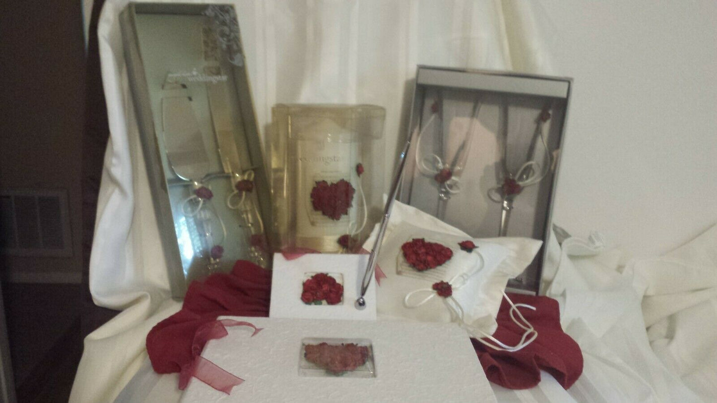 8 pc. Red Rose - Flower of Love Collection.WS