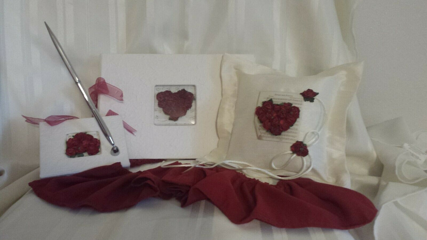 8 pc. Red Rose - Flower of Love Collection.WS
