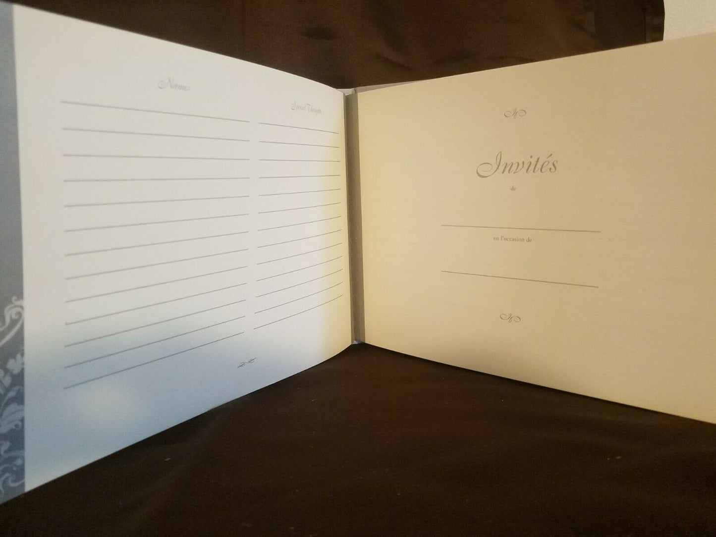 Platinum By Design Traditional Guest Book with Extras Wedding Star