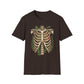 T-Shirt for Plant Lover Shirt Nature Lover Gift Cute Graphic Tee Plant Heart Skeleton Shirt Ribcage