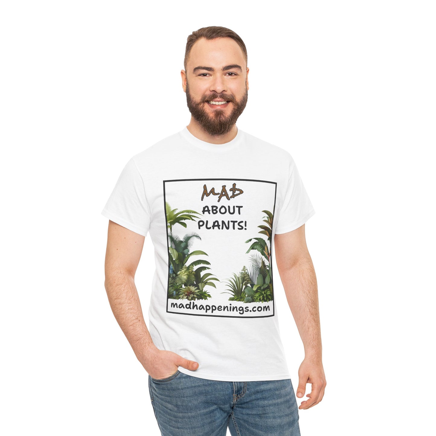 T-Shirt 'MAD About Plants' madhappenings.com - Tropical Plants Design