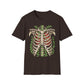 T-Shirt for Plant Lover Shirt Nature Lover Gift Cute Graphic Tee Plant Heart Skeleton Shirt Ribcage