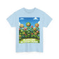 Plants Lovers Tee - Smiling Flowers 'Plants are My Happy Place'