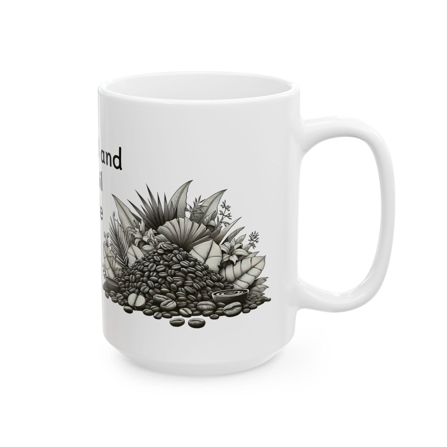 Coffee Lovers and Plant Lovers Ceramic Mug - 'Match Made in Heaven'