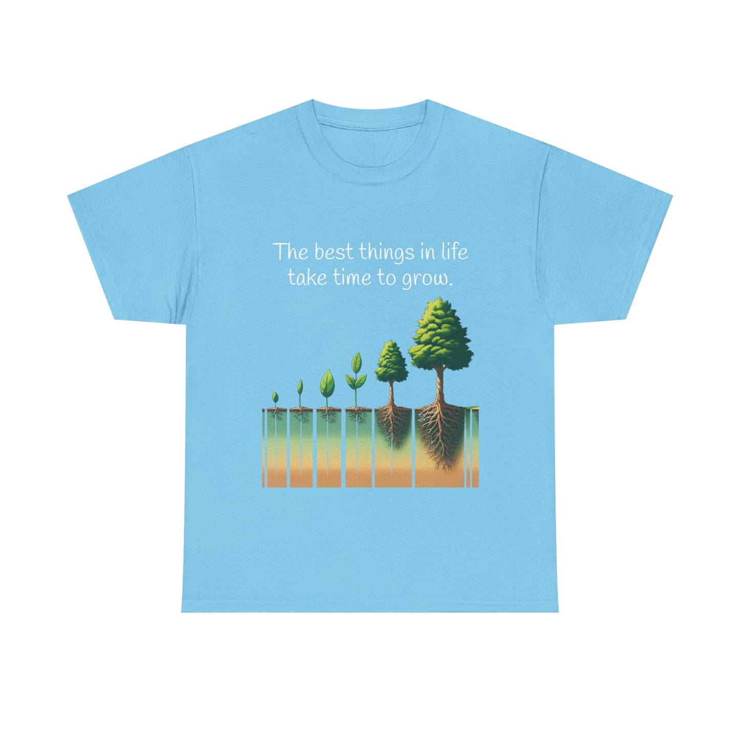 T-Shirt 'Great Things Take Time to Grow' Unisex Tee