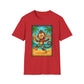 Playful Monkey on Beach Graphic T-Shirt, Kids Summer Tee, Vacation Shirt, Fun Beach Wear, Unique Gift for Children, Animal Lover Apparel