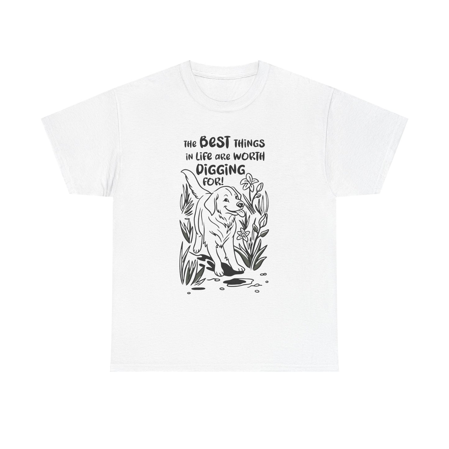 T-Shirt for Garden Lover Gift for Dog Lover Shirt Pet Parent Gift for Gardening Lover Cute Dog T-Shirt Nature Tee