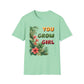 Tropical T-Shirt for Garden Lovers Tee for Plant Lover Inspirational Gift for Women Summer Style You Grow Girl