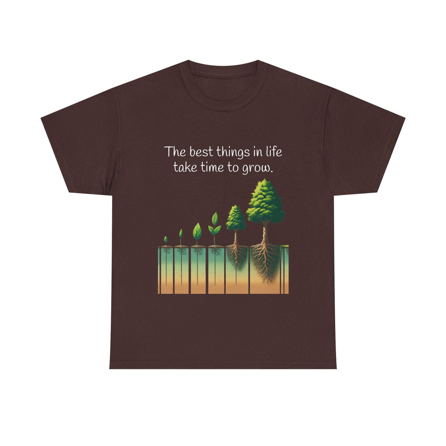 T-Shirt 'Great Things Take Time to Grow' Unisex Tee