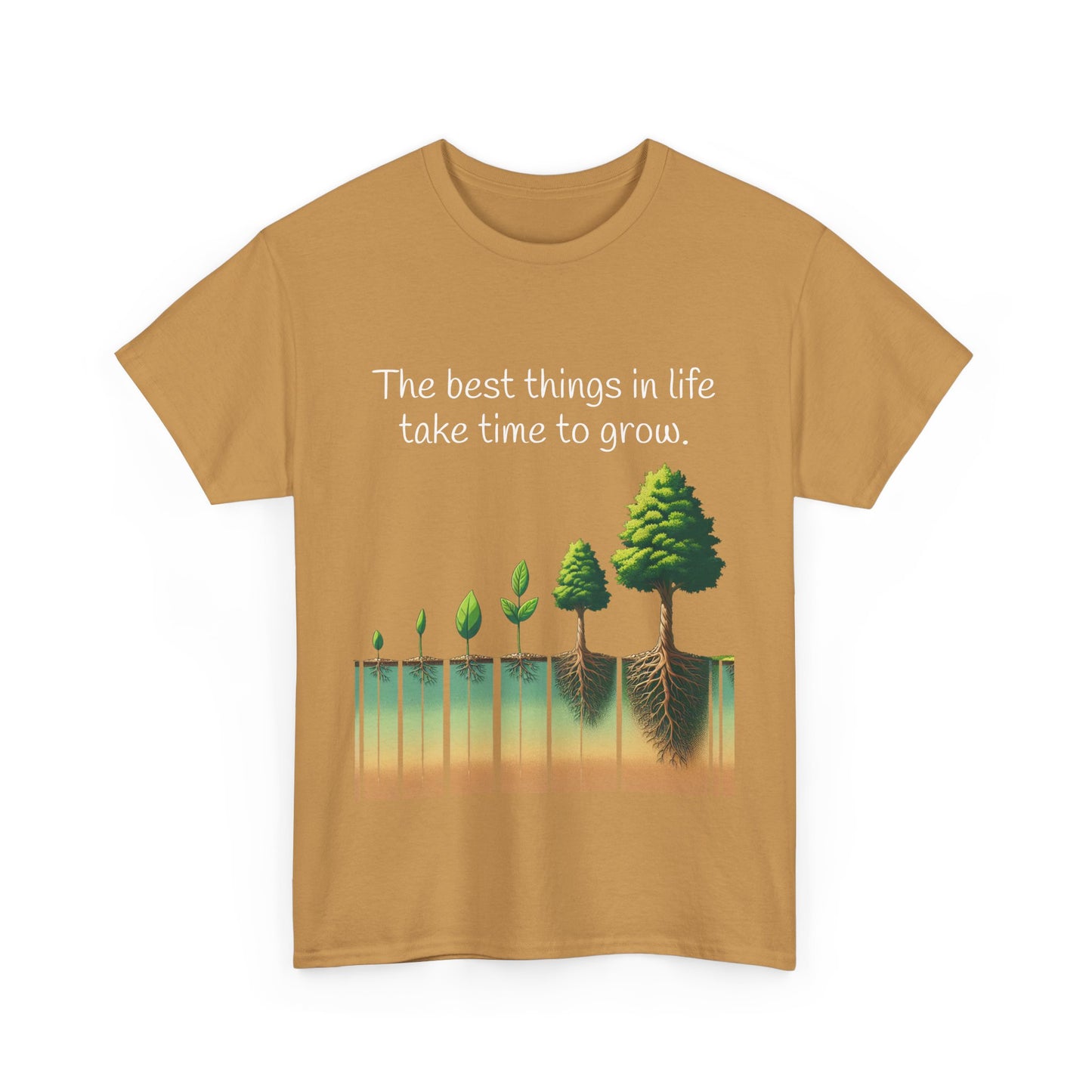 T-Shirt 'Great Things Take Time to Grow' Unisex Tee