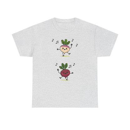 Turnip the Beet Tee, Funny Unisex Humor Shirt, Cute Gardening Gift, Music Lover Apparel, Vegetable Lovers Tees