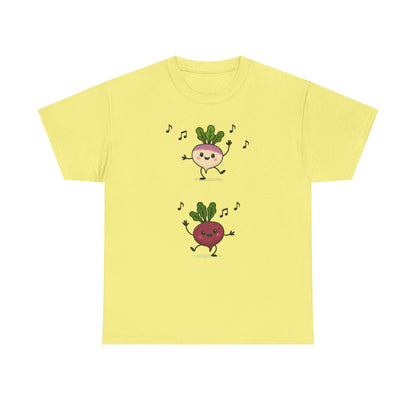 Turnip the Beet Tee, Funny Unisex Humor Shirt, Cute Gardening Gift, Music Lover Apparel, Vegetable Lovers Tees