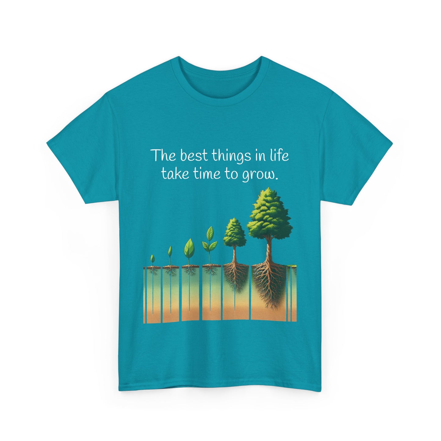 T-Shirt 'Great Things Take Time to Grow' Unisex Tee