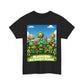 Plants Lovers Tee - Smiling Flowers 'Plants are My Happy Place'