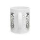 Tropical Botanical Ceramic Mug - Nature Inspired Coffee Cup