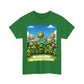 Plants Lovers Tee - Smiling Flowers 'Plants are My Happy Place'