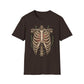 T-Shirt for Plant Lover Shirt Nature Lover Gift Cute Graphic Tee Plant Heart Skeleton Shirt Ribcage
