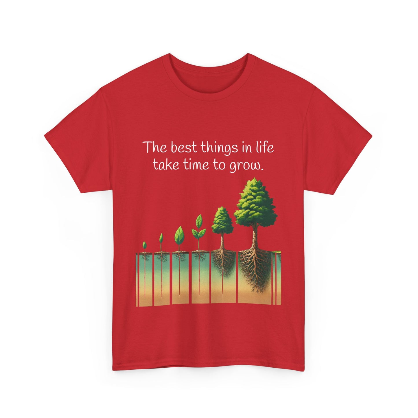 T-Shirt 'Great Things Take Time to Grow' Unisex Tee