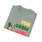 T-Shirt for Plant Lover Tropical Floral Tee Positive Affirmation Shirt Gift for Her Summer Outdoor Wear Garden Lover Shirt You Grow Girl