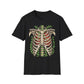 T-Shirt for Plant Lover Shirt Nature Lover Gift Cute Graphic Tee Plant Heart Skeleton Shirt Ribcage