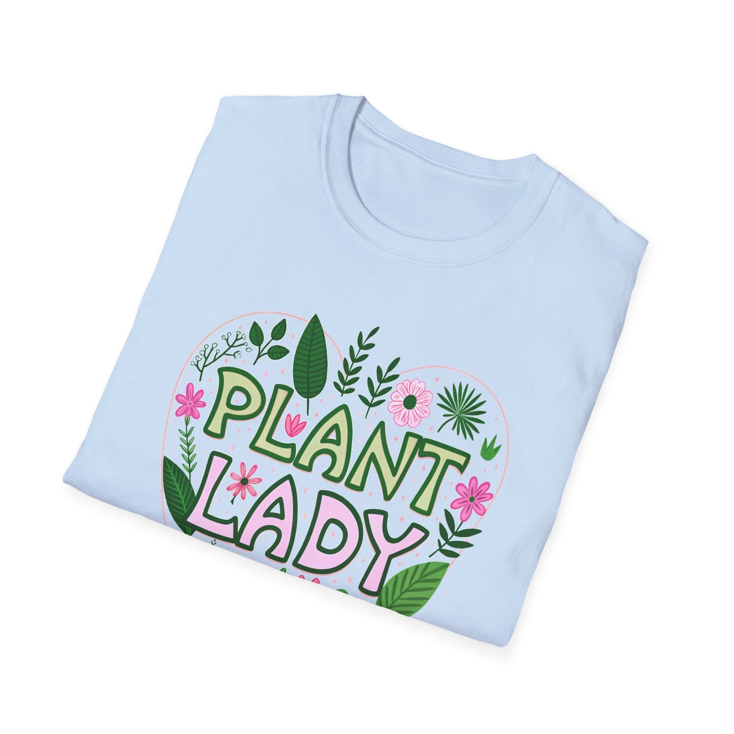 Plant Lady T-Shirt Heart Gift for Gardeners Shirt for Plant Lover Mother's Day Birthday Everyday Wear