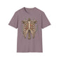 T-Shirt for Plant Lover Shirt Nature Lover Gift Cute Graphic Tee Plant Heart Skeleton Shirt Ribcage