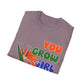 T-Shirt for Plant Lover Tropical Floral Tee Positive Affirmation Shirt Gift for Her Summer Outdoor Wear Garden Lover Shirt You Grow Girl