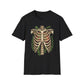 T-Shirt for Plant Lover Shirt Nature Lover Gift Cute Graphic Tee Plant Heart Skeleton Shirt Ribcage