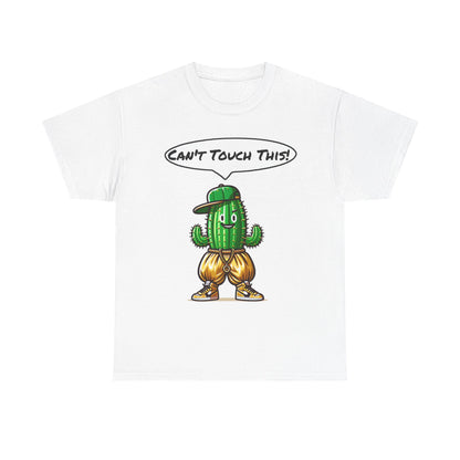Funny Cactus Tee - Can't Touch This! | Unisex Heavy Cotton T-Shirt, Gift for Friends, Casual Wear, Summer Fashion, Unique Graphic Tee