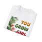 Tropical T-Shirt for Garden Lovers Tee for Plant Lover Inspirational Gift for Women Summer Style You Grow Girl