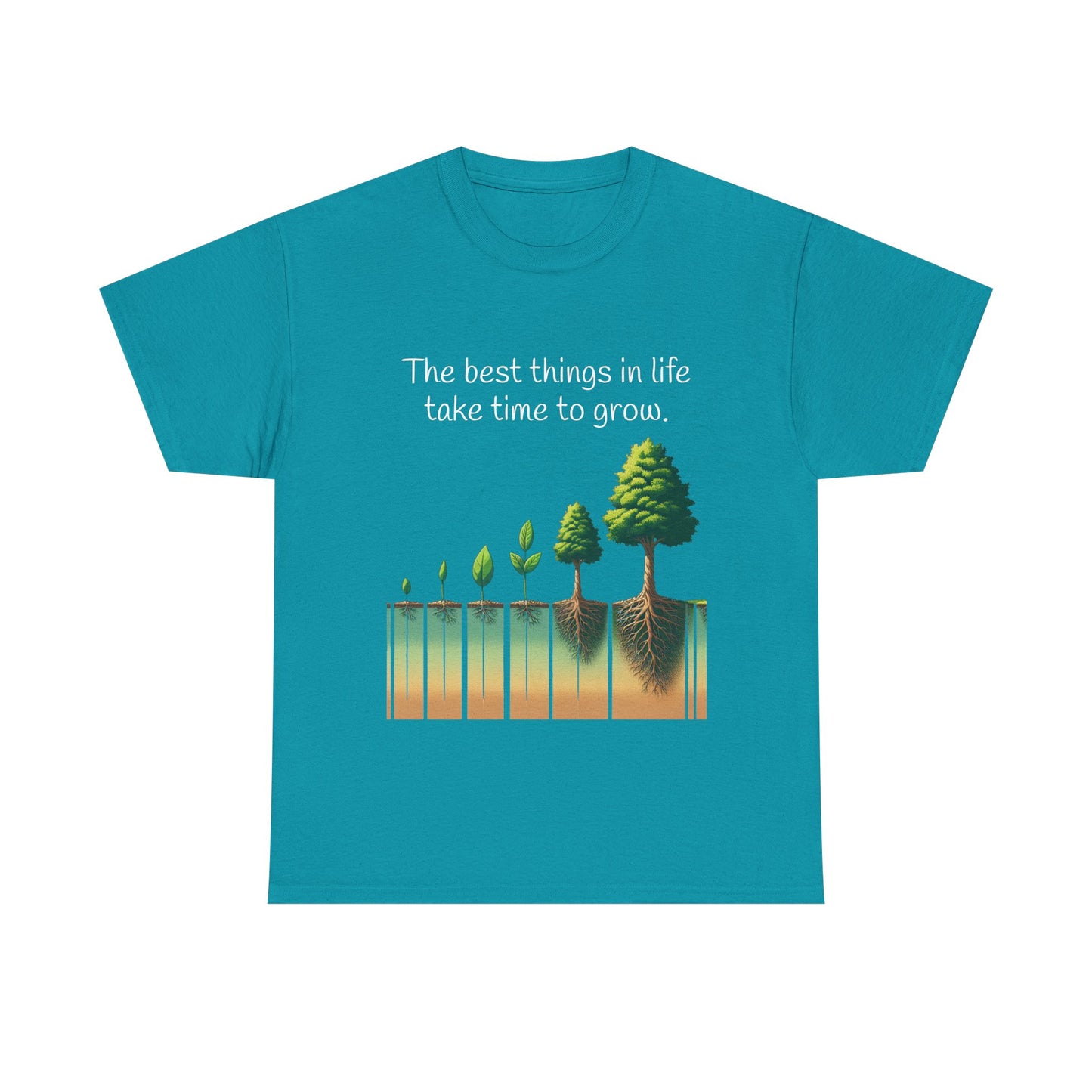 T-Shirt 'Great Things Take Time to Grow' Unisex Tee