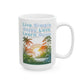 Motivational Ceramic Mug - "Live Simple, Enjoy Life" - Perfect Gift for Nature Lovers