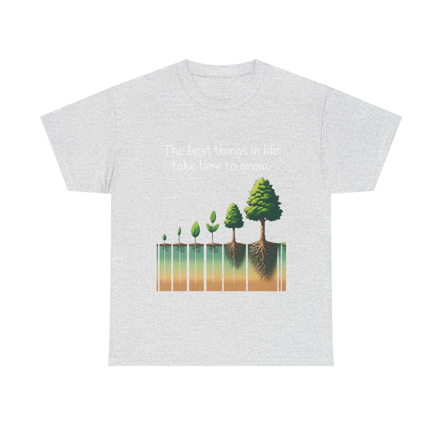 T-Shirt 'Great Things Take Time to Grow' Unisex Tee