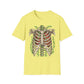 T-Shirt for Plant Lover Shirt Nature Lover Gift Cute Graphic Tee Plant Heart Skeleton Shirt Ribcage