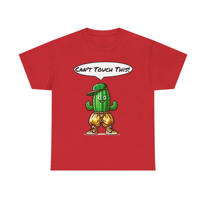 Funny Cactus Tee - Can't Touch This! | Unisex Heavy Cotton T-Shirt, Gift for Friends, Casual Wear, Summer Fashion, Unique Graphic Tee